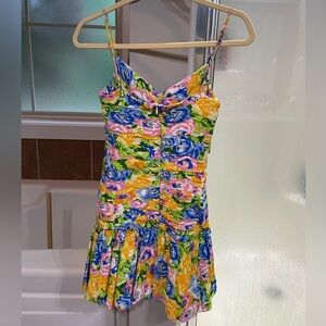 Zara multicolor floral dress